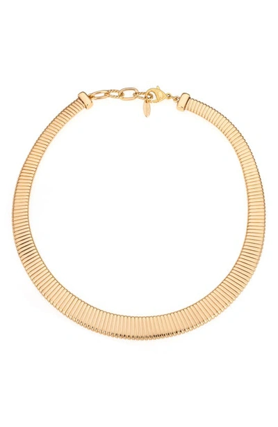 Shop Ettika Graduated Flex Chain Necklace In Gold