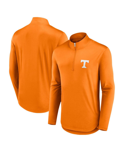 Fanatics Branded Tennessee Orange Tennessee Volunteers Quarterback Mock Neck Quarter-zip Top In Tennessee Orange