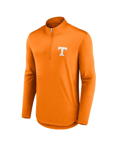 Fanatics Branded Tennessee Orange Tennessee Volunteers Quarterback Mock Neck Quarter-zip Top In Tennessee Orange