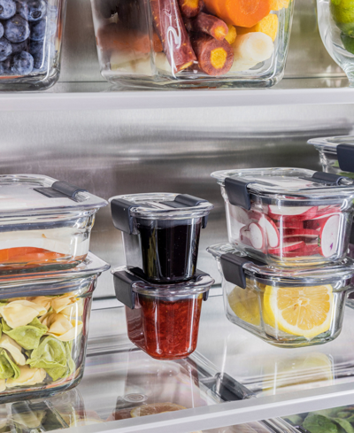 Rubbermaid Brilliance 20-pc. Container Set In Black
