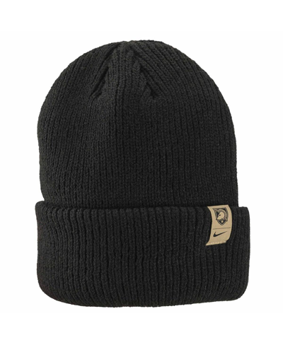 Shop Nike Men's  Black Army Black Knights 2023 Rivalry Collection Fisherman Knit Beanie
