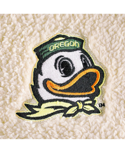 Shop Boxercraft Women's Natural Oregon Ducks Everest Half-zip Sweatshirt