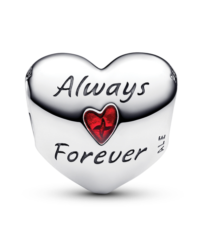 Pandora Sterling Silver Disney Mickey And Minnie Charm In Black