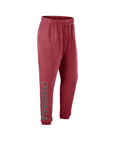Fanatics Branded Cardinal Arizona Cardinals Chop Block Fleece Sweatpants In Cardinal