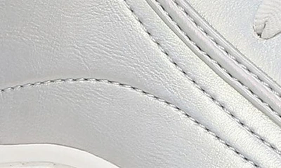 Dr. Scholl's Women's Time Off Faux Leather Low Top Platform Sneakers In Silver