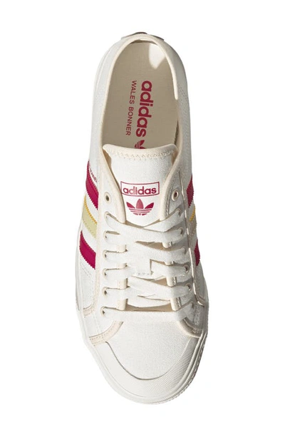 Shop Adidas X Wales Bonner Nizza Lo Sneaker In Cream White