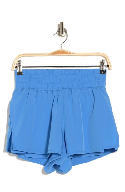 Shop 90 Degree By Reflex Lightstreme Love & Flutter Shorts In Marina