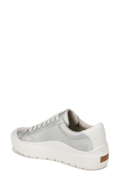Shop Dr. Scholl's Time Off Sneaker In Silver