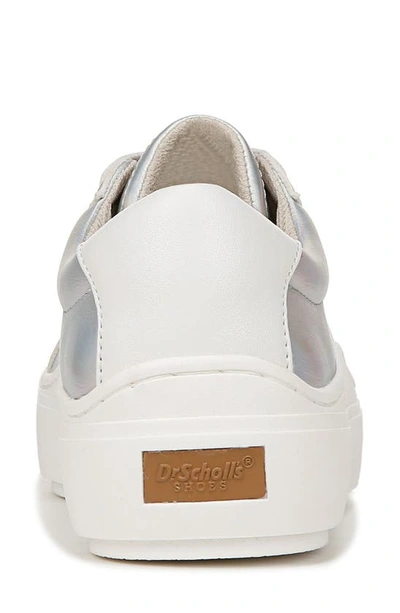 Shop Dr. Scholl's Time Off Sneaker In Silver