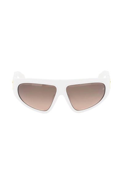 Shop Balmain B-escape Sunglasses Women In White
