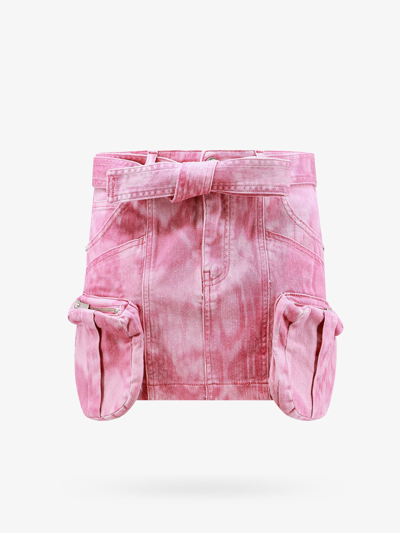 Shop Blumarine Woman Skirt Woman Pink Skirts