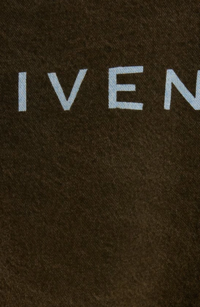 Shop Givenchy Reversible Bomber Jacket In Black/ Khaki