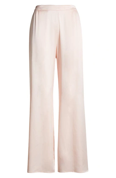 Shop Lunya High Waist Washable Silk Pajamas In Frosted Rose