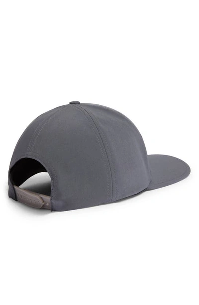 Shop Swannies Swan Delta Waterproof Baseball Cap In Graphite White