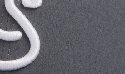 Swannies Swan Delta Waterproof Baseball Cap In Graphite White