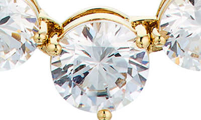 Nadri Perfect Graduated Cubic Zirconia Necklace In Gold