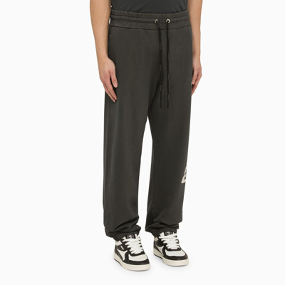 Shop Palm Angels Pa City Grey Delave Jogging Trousers Men In Gray