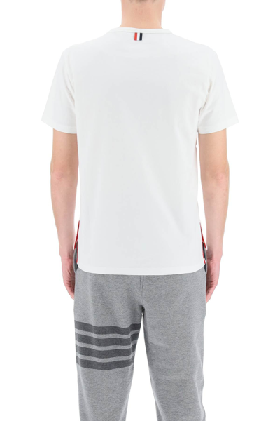 Shop Thom Browne T-shirt With Chest Pocket Men In White