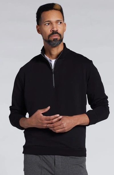 Pino By Pinoporte Men's Mario Partial Zip-front Jacket In Black