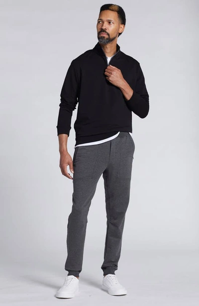 Pino By Pinoporte Men's Mario Partial Zip-front Jacket In Black