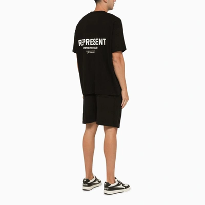 Shop Represent Owners Club Crew-neck T-shirt In Black