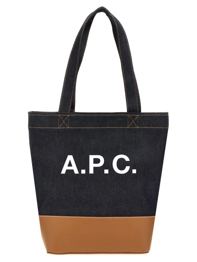 Shop Apc A.p.c. 'axel' Small Shopping Bag In Multicolor