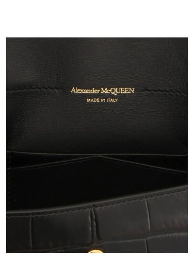Shop Alexander Mcqueen 'envelope' Clutch In Black