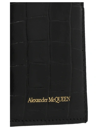 Shop Alexander Mcqueen 'skull' Card Holder In Black
