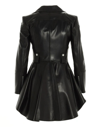 Shop Alexander Mcqueen Peplum Jacket In Black