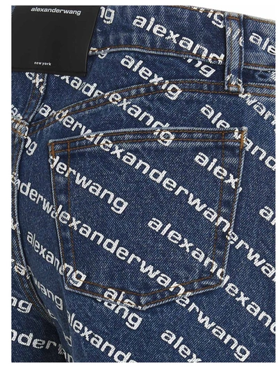 Shop Alexander Wang 'bite' Shorts In Blue