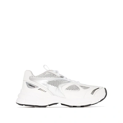 Shop Axel Arigato Sneakers In White/silver