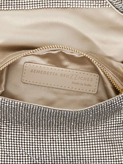 Shop Benedetta Bruzziches 'vitty Mi Mushroom' Shoulder Bag In Silver