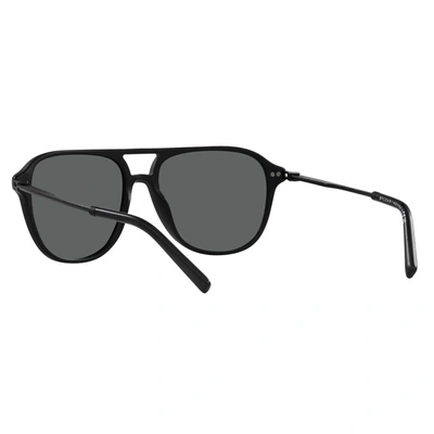Shop Bvlgari Sunglasses In Black Matte