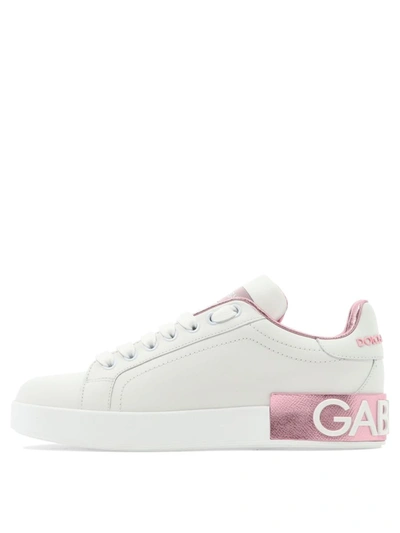 Shop Dolce & Gabbana "portofino" Sneakers In White