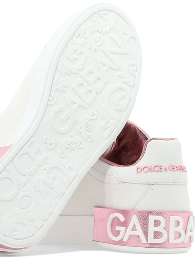 Shop Dolce & Gabbana "portofino" Sneakers In White