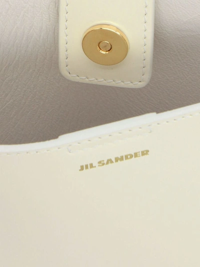 Shop Jil Sander 'tangle' Crossbody Bag In White