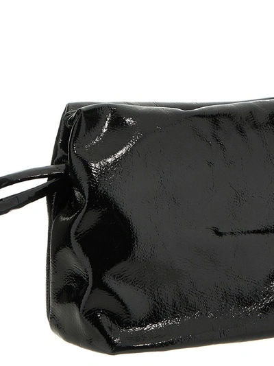 Shop Kassl Editions 'lacquer' Clutch In Black