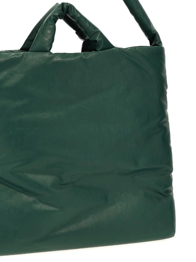 Shop Kassl Editions 'pillow Medium' Shopping Bag In Green
