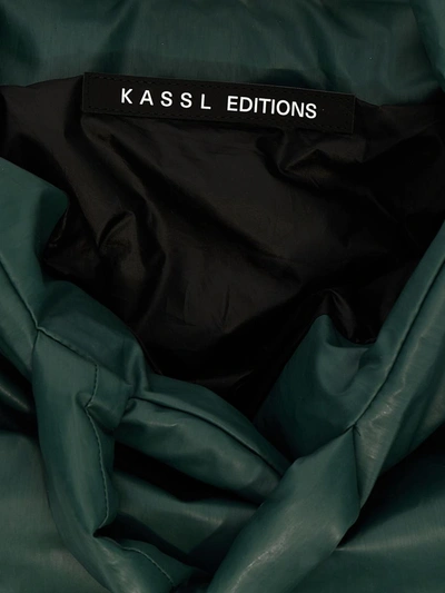 Shop Kassl Editions 'pillow Medium' Shopping Bag In Green