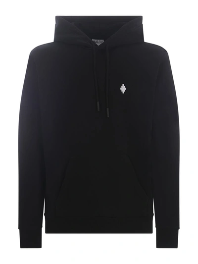 Shop Marcelo Burlon County Of Milan Hooded Sweatshirt  "cross" In Black