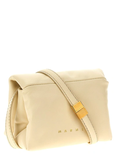 Marni 'prisma Mini' Clutch Bag In White