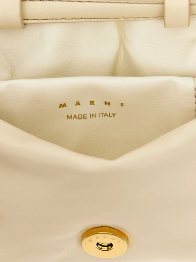 Marni 'prisma Mini' Clutch Bag In White