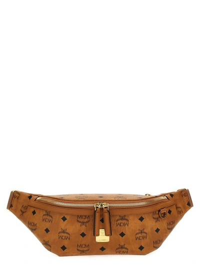 Shop Mcm 'visetos' Belt Bag In Brown