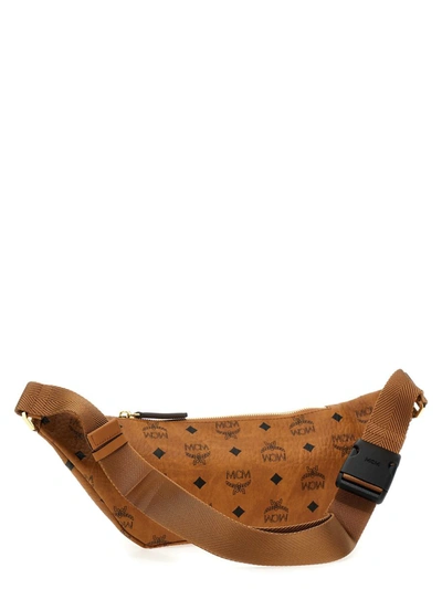 Shop Mcm 'visetos' Belt Bag In Brown