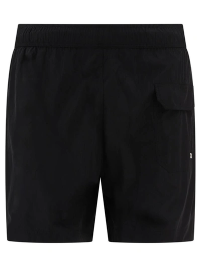 Shop Palm Angels "classic Logo" Swimshorts In Black