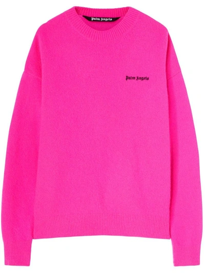 Shop Palm Angels Sweaters In Pink