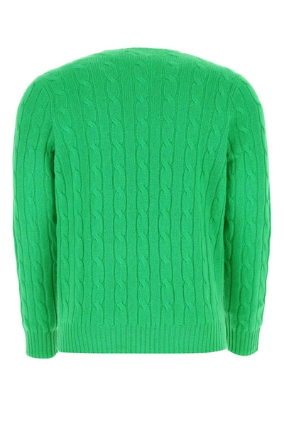 Shop Polo Ralph Lauren Knitwear In Green