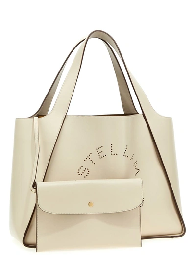 Shop Stella Mccartney 'stella Logo' Tote In White