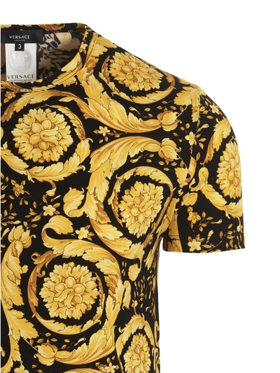 Shop Versace 'barocco' Underwear T-shirt In Multicolor