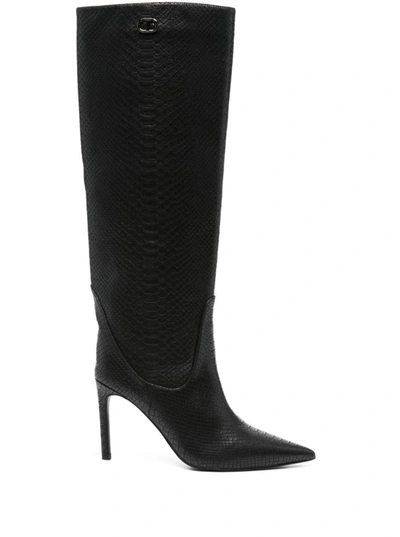 Shop Twinset Boots In Black